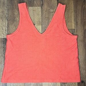 Madewell textured V neck tank size Small